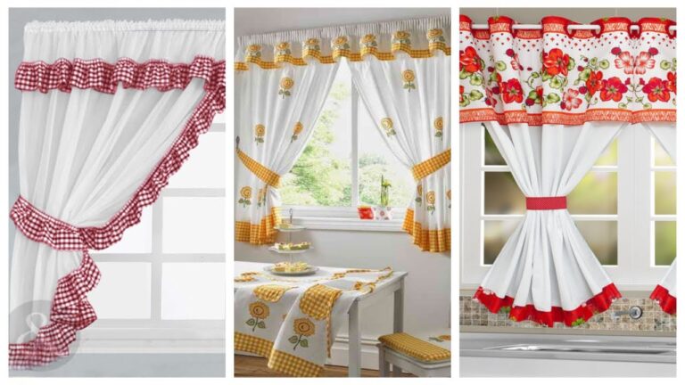 Transforma tu espacio con cortinas de flores alegres