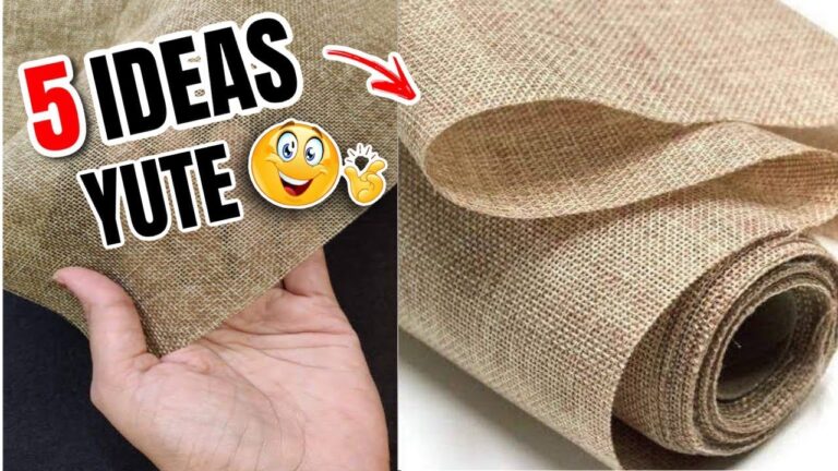 Consejos Esenciales para Trabajar con Tela de Yute en Artesanías