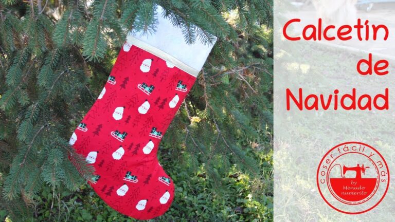 Ideas Creativas con Telas de Calcetín para Decoraciones Navideñas
