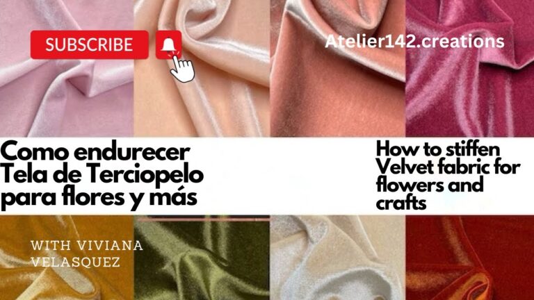Inspiración en Texturas Suaves de Terciopelo para Costura
