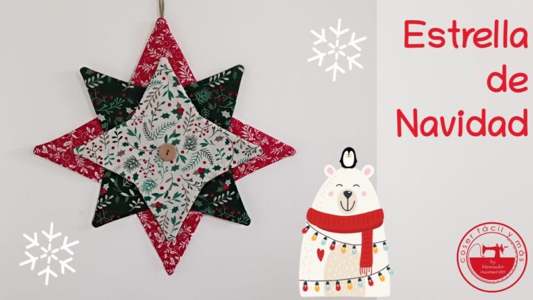 Estrellas de Tela: Adornos Perfectos para Navidad