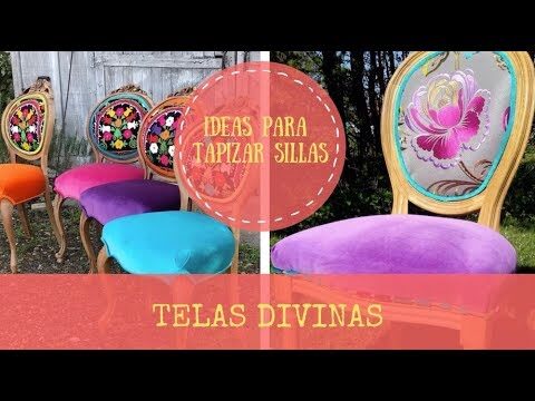 Telas Ideales para Tapizar y Decorar Sillas